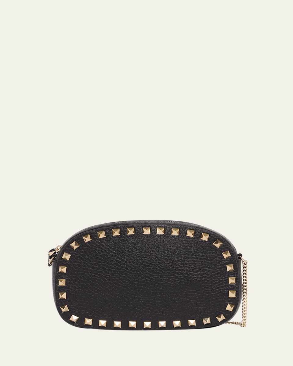 Mini Rockstud Leather Crossbody Bag